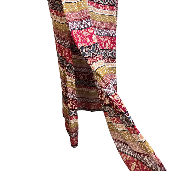 Forever 21 Womens Maxi Dress Size Medium Sleeveless Multicolor Mixed Print - Picture 3 of 6